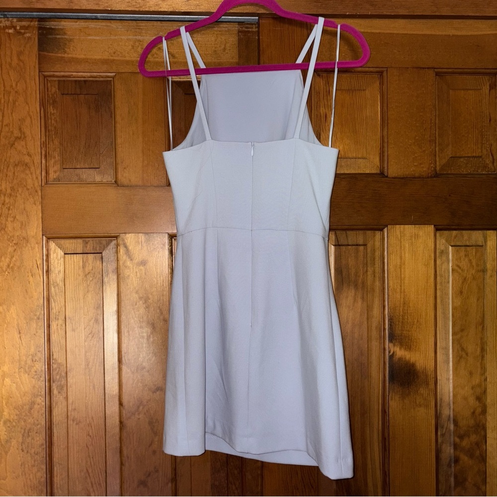 French Connection Light Blue Square Neck Dress 4 - image 4